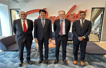 Amb Manish Prabhat visited Danfoss Copenhagen Office