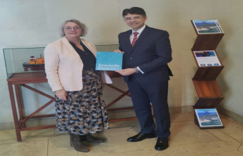 Ambassador Manish Prabhat met CEO of Danish Shipping